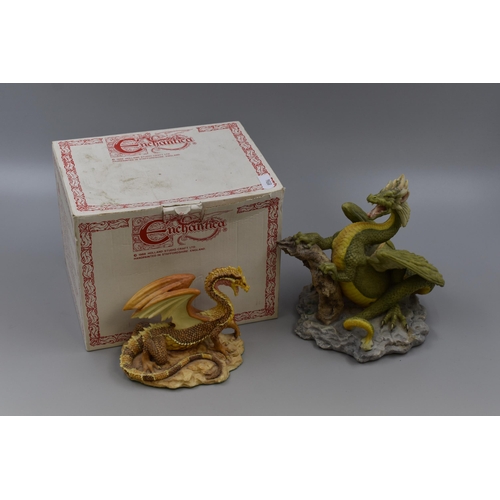 75 - Pair Of 'Enchantica' Figures to Include Limited Edition 'The Desert Dragon,With Certificate of Authe... 