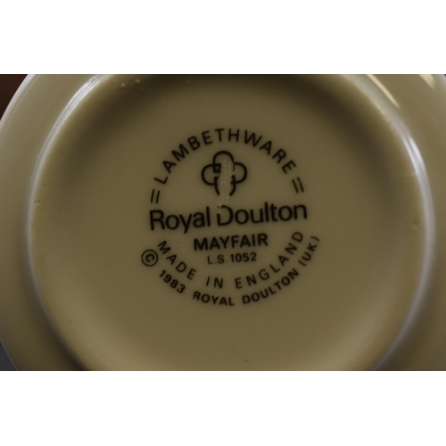 290 - Royal Doulton Mayfair Lambethware 24 Piece Teaset