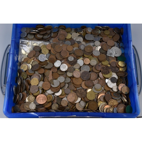 183 - Large Collection of Mixed Unsorted Coinage (12.3kg)