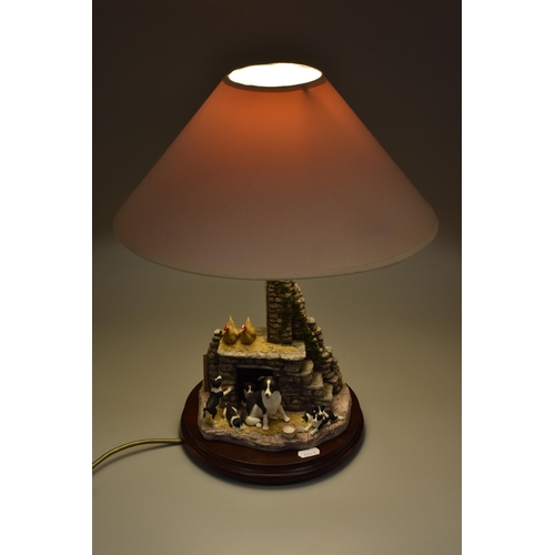 310 - A Border Fine Arts 'Jocks Pride' Table Lamp, Approx 18.5