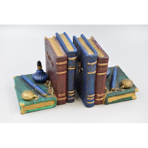 204 - Par of Ornate Bookends