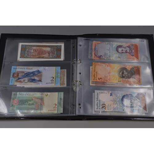 222 - Large Selection of Uncirculated Worldwide Banknotes. Includes Vietnam, Iran, Lebanon, Venezuela, Taj... 