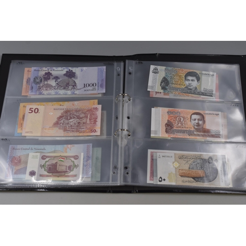 222 - Large Selection of Uncirculated Worldwide Banknotes. Includes Vietnam, Iran, Lebanon, Venezuela, Taj... 