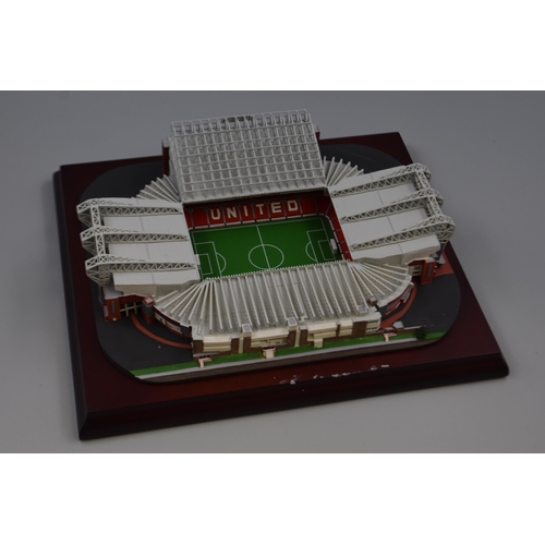 233 - Two Manchester United Items to include A Official Replica of Old Trafford complete with Certificate ... 