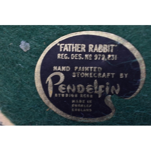 245 - Mixed Selection of Pendelfin Including Father Rabbit, Mother & Baby and Uncle Soames