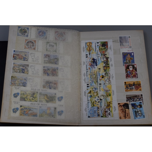 360 - Two Stamp Albums Containing a Selection of Mint and Postmarked British and Isle of Man Stamps