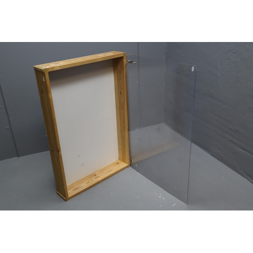 471 - Counter Top Wood and Perspex Product Display Case (36