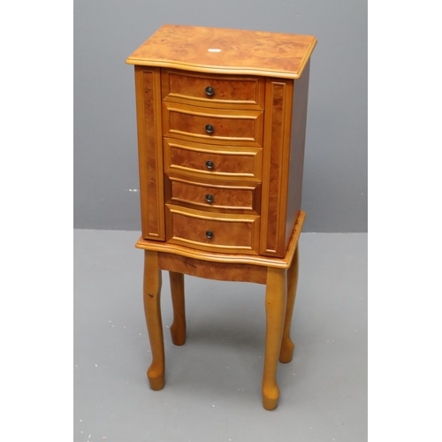 479 - A Mele & Co Wooden Jewellery Armoire, Approx 35