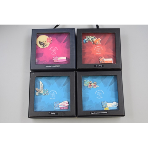 374 - Selection of London 2012 Olympics Promotional items including Mugs, DVD's, and Pin Badges in Origina... 