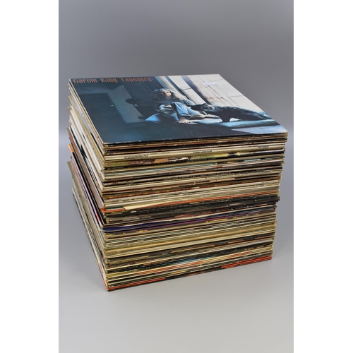 383 - A Large Selection of Vinyl LP's To Include Carole King Tapestry, The Byrds, Various Country/Western ... 