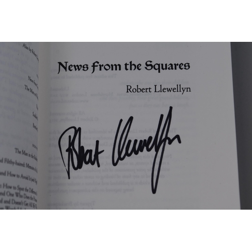 389 - Four Signed Sci-Fi Novels To Include 'News From The Squares' and 'News From Gardenia' By Robert Lewe... 