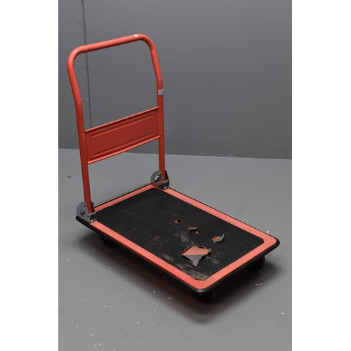 488 - Heavy Duty Folding Dolly Trolly on Castors