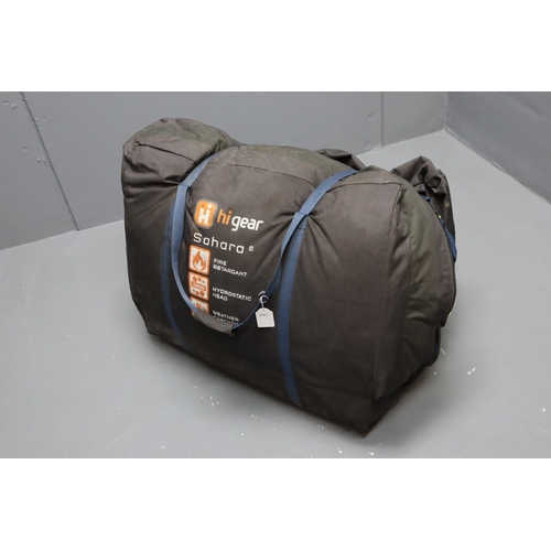 492 - Higear Sahara 6 Tent in original storage bag unchecked but seems to be complete