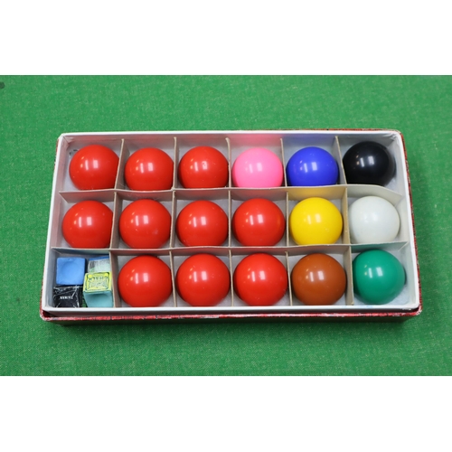 496 - A Half Sized (Approx 6ft x 3ft) Abbey Folding Snooker Table, With Set of Snooker Balls, Triangle, Tw... 