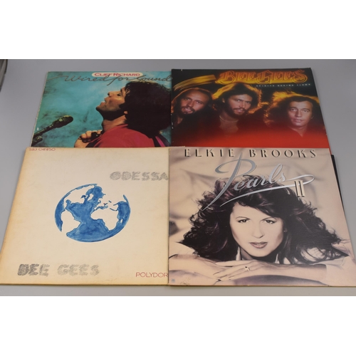 411 - Mixed Selection of 80s Preowned Vinyls Including 