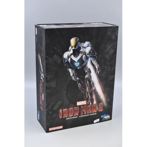 419 - Iron Man 3 Box ( Empty) For Dragon Model Iron Man Mark XXXIX- Starboost Armour