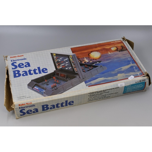 427 - Vintage Radio Shack Electronic Sea Battle Game (Powers On)