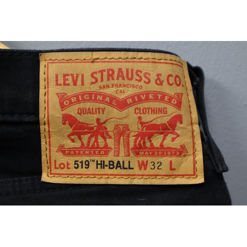 565 - Pair of Levi Strauss & Co Hi-Ball Jeans (32