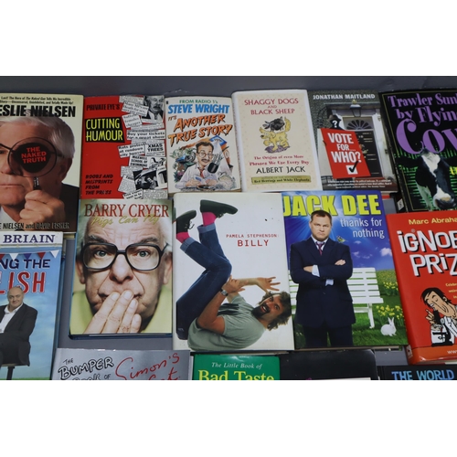 635 - A Large Selection of Various Comedy, Satire, And Fun Fact Books. Includes Garfield, Simon's Cat, e-T... 