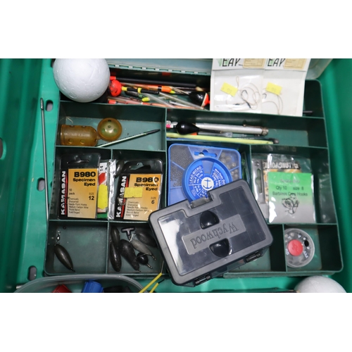 631 - Mixed Selection of Fishing equipment including Weights, Floats, Hooks and More