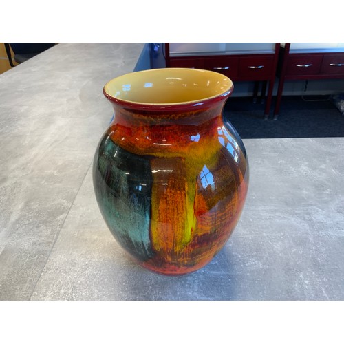 253 - A Large Poole Pottery Gemstones Pattern Vase, Approx 9.5