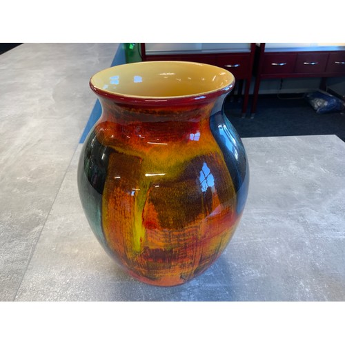 253 - A Large Poole Pottery Gemstones Pattern Vase, Approx 9.5