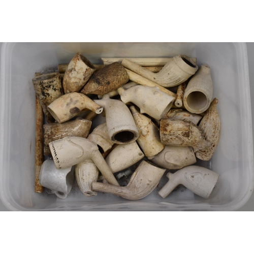 324 - Selection of Clay meerschaum pipes (a/f)