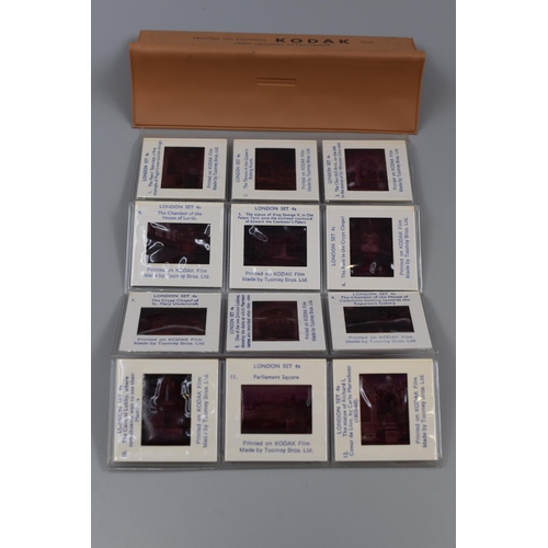 327 - Six Sets of 12 Kodak Colour Slides Showing London Views and Crown Jewels