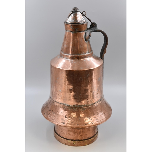 330 - Large Antique Copper Milk or Liquor Churn (19