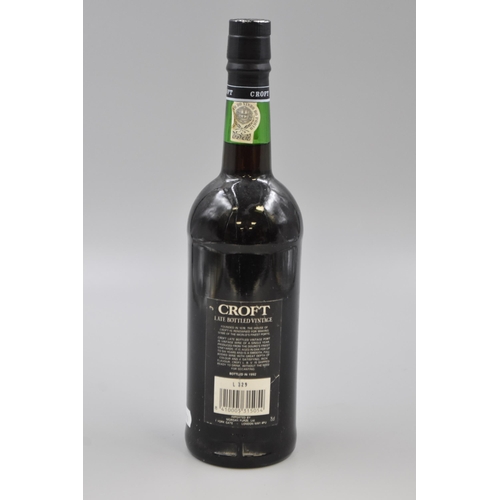 339 - Croft 1986 Late Bottled Vintage Port Bottled in 1986 (75cl) Sealed Bottle