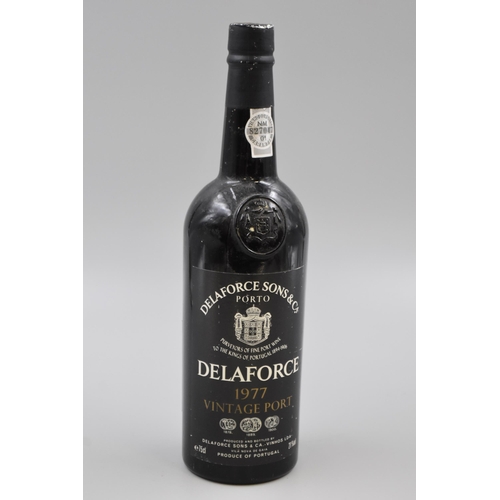 340 - Delaforce 1977 Vintage Port (70cl) Sealed