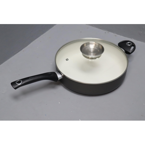 344 - Designer Pensofal Lidded Non Stick Frying Pan (11” Dia)