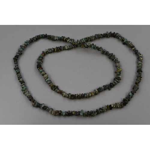 65 - Vintage Rhyolite Natural Stone Necklace