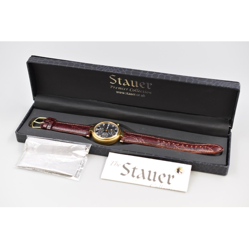 83 - Staur 21 Jewels Automatic Gents Watch complete with Presentation Box