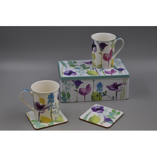 360 - Portmeirion Water Garden 5 Piece Tin Set