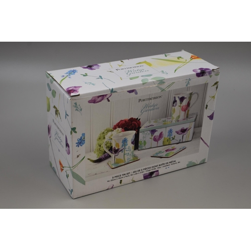 360 - Portmeirion Water Garden 5 Piece Tin Set