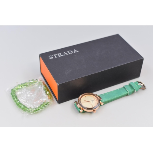 114 - Working Strada Watch in Gift Box with Bracelet