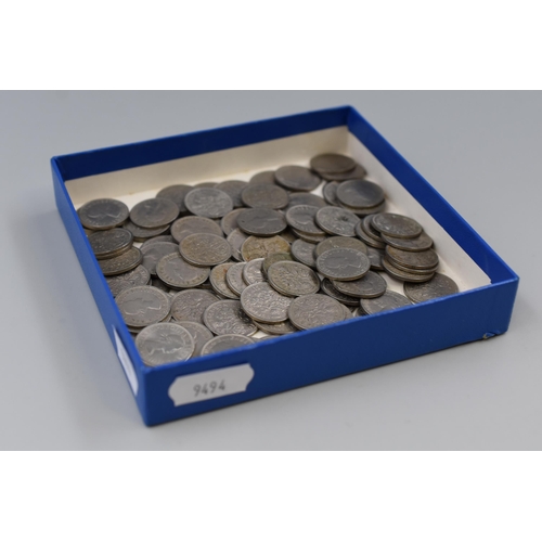 138 - Selection of 100 Sixpence Coins