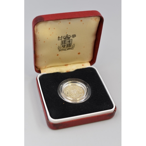 140 - Royal Mint Elizabeth II Silver 1983 £1 Coin Complete with Presentation Box