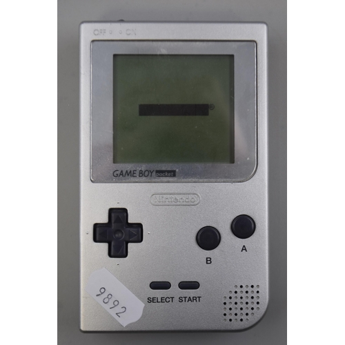 405 - Nintendo Game Boy Pocket, Requires Power Lead, Powers On With Batteries, Untested