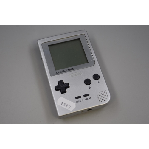 405 - Nintendo Game Boy Pocket, Requires Power Lead, Powers On With Batteries, Untested