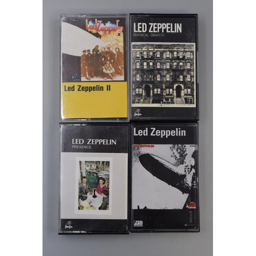 415 - Four Original Led Zeppelin Cassettes including Presence and Physical Graffiti