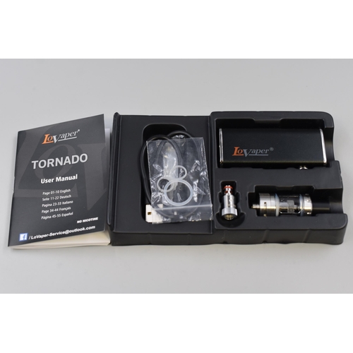 416 - Brand New Lovape Vape Tornado Box Mod with 2200 mAh Battery E Cigarette Starter Kit with 0.5ohm 2.0m... 