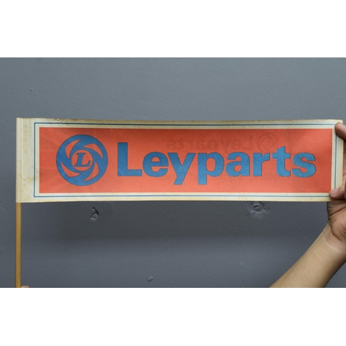 202 - Local Interest - Leyparts Leyland Trucks Vintage Flag (15”)