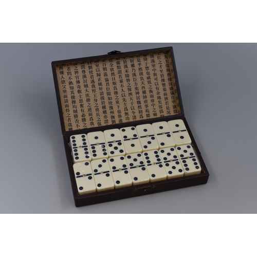 215 - Complete Set of Double Six Dominoes in Vintage Box