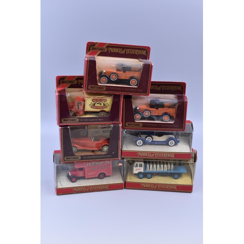 457 - Seven Boxed Matchbox Models of Yesteryear Vehicles