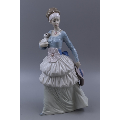 253 - Nao by Lladro Figurine of Girl with Dog (14