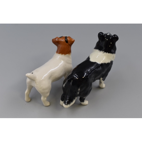 255 - Two Beswick Dog Figures. Includes Sheepdog and Jack Russell