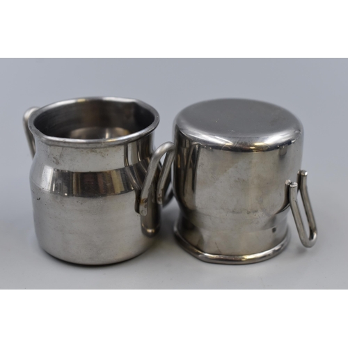 245 - Six Miniature Milk Churns (2”)