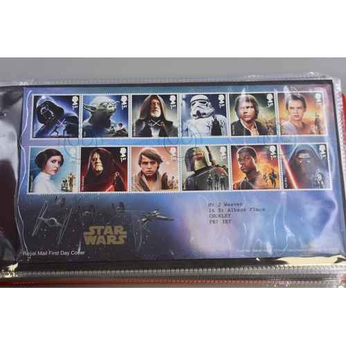 466 - 123 First Day Covers to include Star Wars, Soldiers Tale, Millennium, Hopes For The Future, Occasion... 